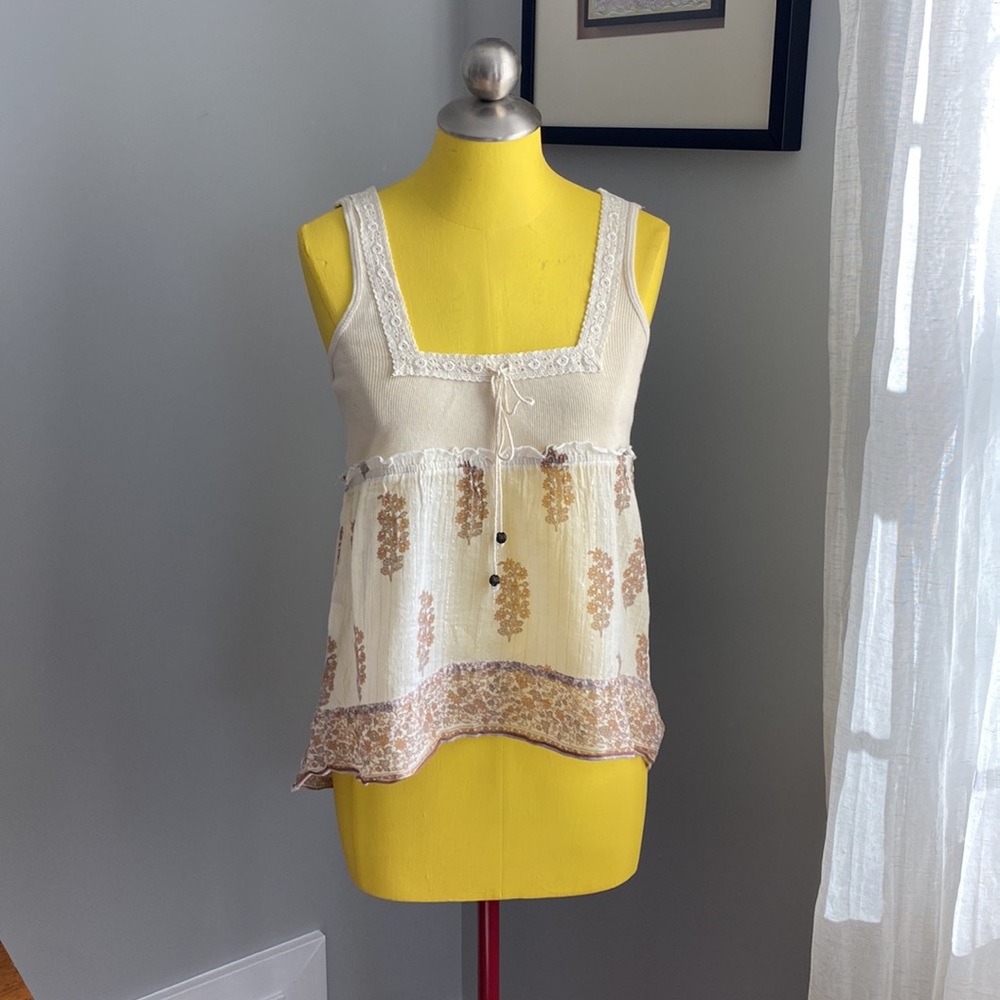 Free People babydoll tank